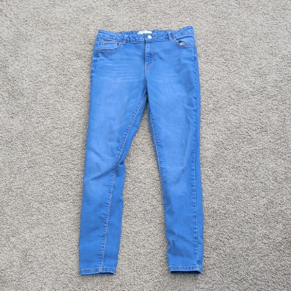 Denim&Co. By Primark Women's High Waist Skinny Jeans Blue Size 12